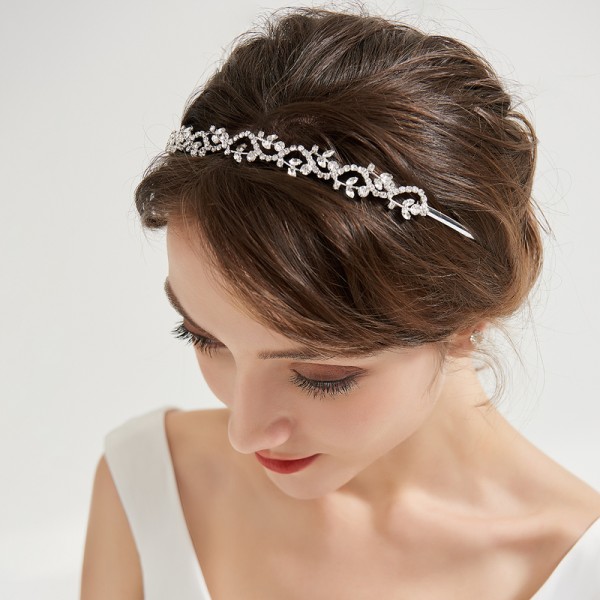 Headpiece/Crowns & Tiaras Elegant With Rhinestone (Sold in single piece)