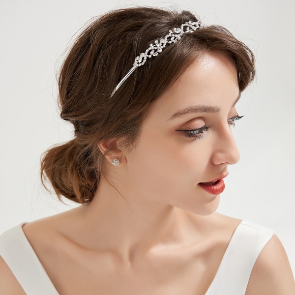 Headpiece/Crowns & Tiaras Elegant With Rhinestone (Sold in single piece)