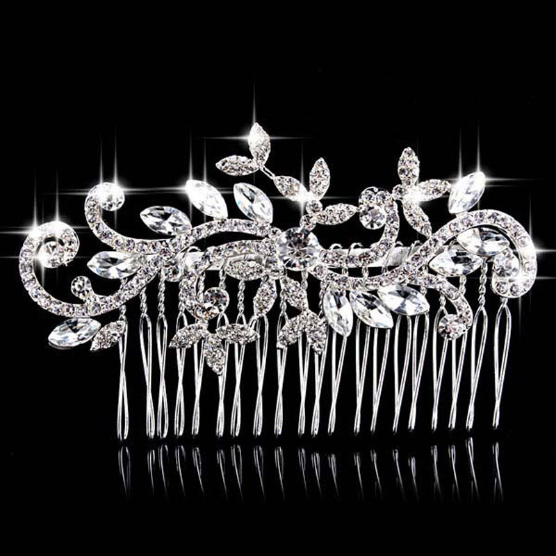 Combs & Barrettes/Headpiece Beautiful With Rhinestone