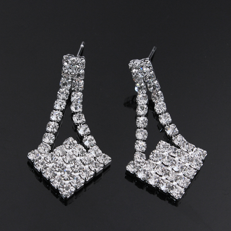 Ladies' Elegant Alloy With Irregular Cubic Zirconia Jewelry Sets